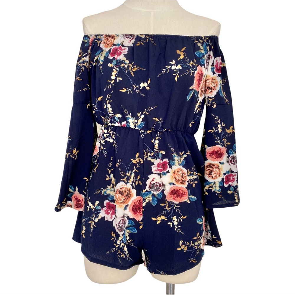 Floral Romper, size S,